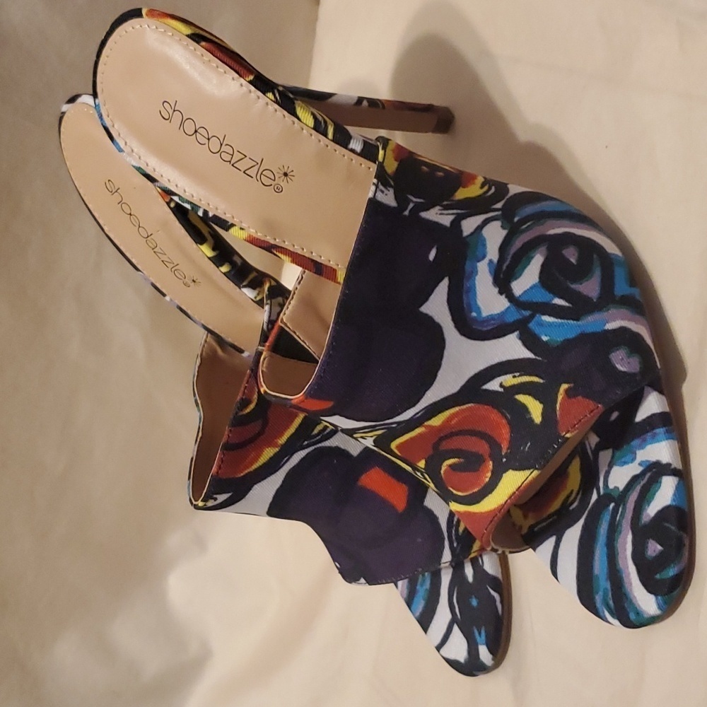 Shoedazzle Alexa Mules SZ 10
